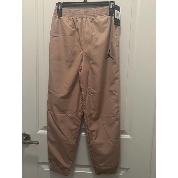 Nike Jordan Khaki Windbreaker Pants - Boys Size Large - Picture 1 of 5